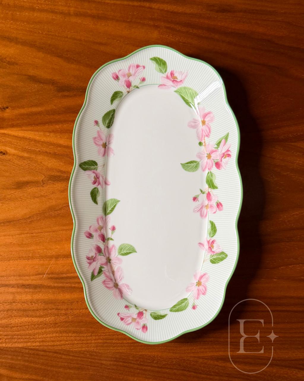 TRAVESSA OVAL HORTICOOL GREEN 31CM 30.9X18.2X3CM