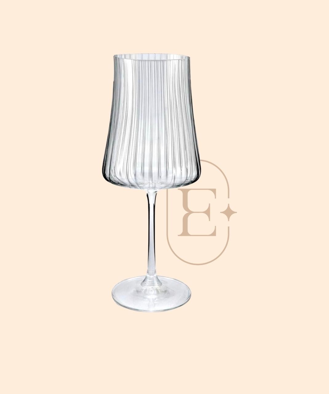 TAÇA VINHO IDUNA OPTIC CRISTAL ECOLÓGICO 500ML (CONJ 06)