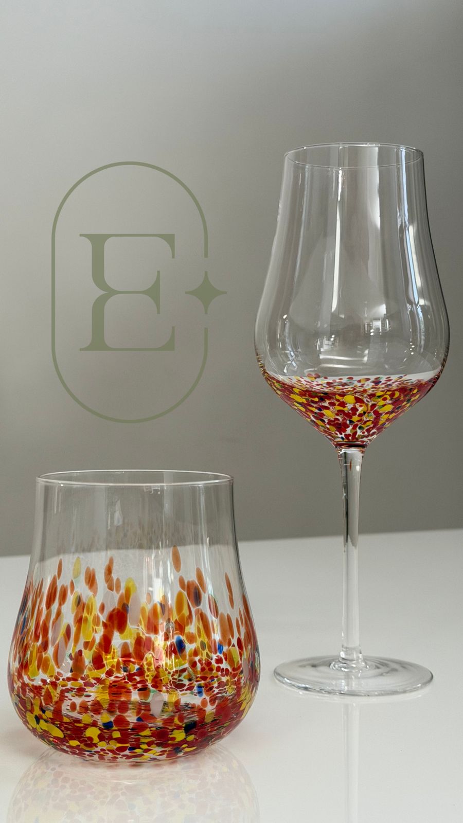 JOGO 02 TAÇAS VINHO 510ml VERMELHA